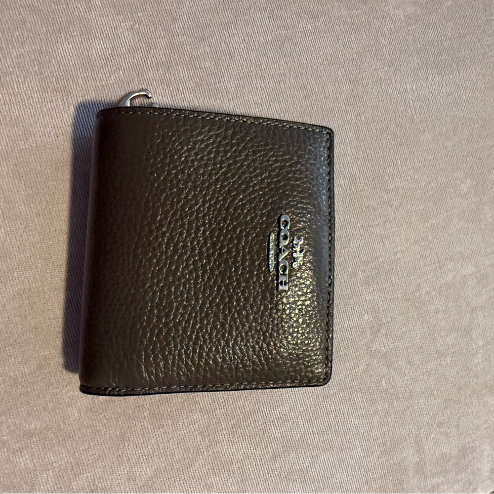 Coach green Leather Wallet